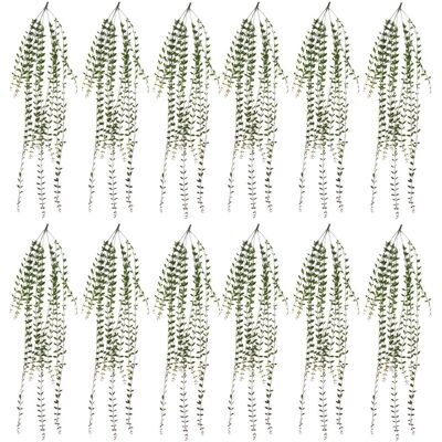 Leaf Pack of 12 x 120cm Artificial Hanging String of Pearls green - Artificial Plant Leaf Pack of 12 x 120cm Artificial Hanging String of Pearls green - Artificial Plant