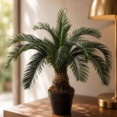 Leaf 60cm Artificial Tropical Cycas Palm Plant - Artificial Plant Leaf 60cm Artificial Tropical Cycas Palm Plant - Artificial Plant