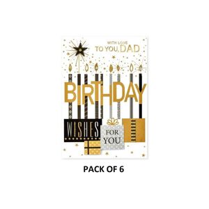 Simon Elvin For You Traditional Birthday Greetings Card (Pack of 6)