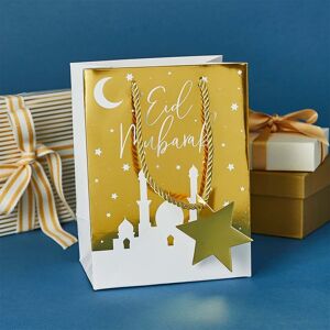 Club Green Eid Mubarak Gold Gift Bags - Pack of 5 Gold Club Green Eid Mubarak Gold Gift Bags - Pack of 5 Gold