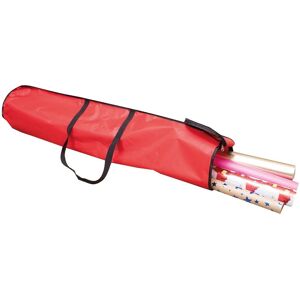 mysmartbuy Wrapping Paper Storage Bag - Red Gift Wrap Organiser with Zip & Carry Handles, Protects Christmas & Birthday Paper, Bows, Tags Red mysmartbuy Wrapping Paper Storage Bag - Red Gift Wrap Organiser with Zip & Carry Handles, Protects Christmas & Birthday Paper, Bows, Tags Red