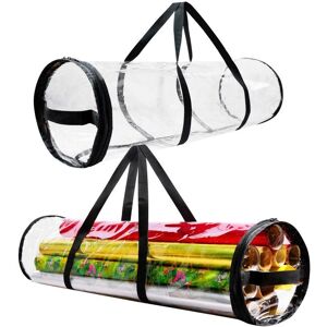 Deco Express Wrapping Paper Storage Bag 22×79cm in Clear Clear Deco Express Wrapping Paper Storage Bag 22×79cm in Clear Clear