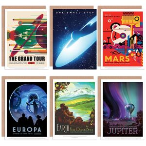 Artery8 - NASA Tour - Pack6 - AllOccasions - Greeting Cards Artery8 - NASA Tour - Pack6 - AllOccasions - Greeting Cards