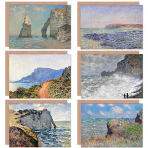 Artery8 - Monet Cliff Poppy - Greeting Card Artery8 - Monet Cliff Poppy - Greeting Card