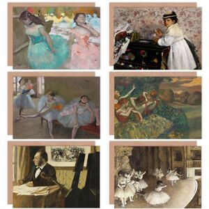 Artery8 - Edgar Degas Ballet Rehearsal - Masked Girls - Card Artery8 - Edgar Degas Ballet Rehearsal - Masked Girls - Card