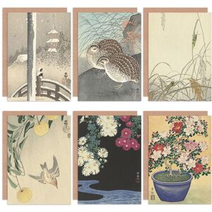 Artery8 - Ohara Koson Japan - Beige - 6 cards - Greeting Card Artery8 - Ohara Koson Japan - Beige - 6 cards - Greeting Card