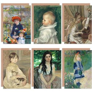 Artery8 - Renoir Card - Pack 6 - Greeting Card Artery8 - Renoir Card - Pack 6 - Greeting Card