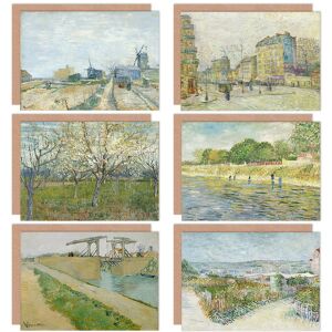Artery8 - Vincent Van Gogh Montmartre - Greeting Card Artery8 - Vincent Van Gogh Montmartre - Greeting Card