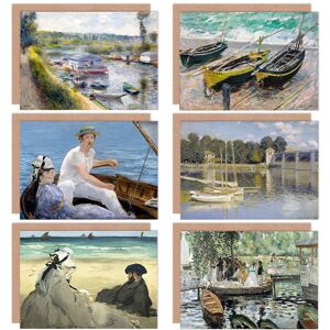 Artery8 - Renoir Monet Manet - Fine Art - Pack of 6 - Greeting Card Artery8 - Renoir Monet Manet - Fine Art - Pack of 6 - Greeting Card