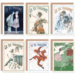 Artery8 - La Vie Parisienne - off white - Greeting Cards Artery8 - La Vie Parisienne - off white - Greeting Cards