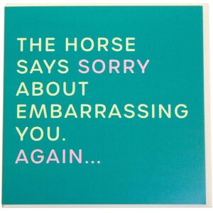 Gubblecote Embarrassing You Greetings Card in Pale Green Pale Green Gubblecote Embarrassing You Greetings Card in Pale Green Pale Green