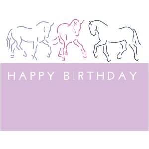 Gubblecote Happy Birthday Greetings Card in White White Gubblecote Happy Birthday Greetings Card in White White