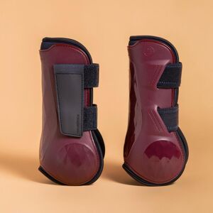 Fouganza Decathlon Horse Riding Open Tendon Boots For Horse & Pony 500 Jump -Twin-Pack