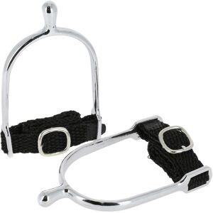 Fouganza Decathlon Round Tip Horse Riding Spurs + Straps