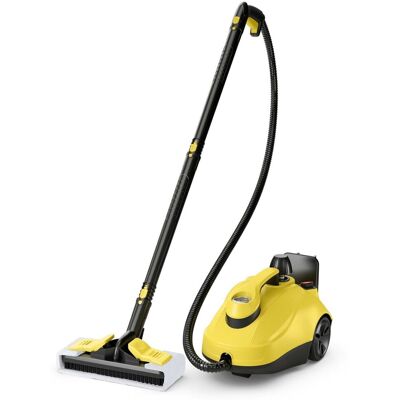 Costway Steam Cleaner 1.8L Water Tank Steamer 2000W Steam Cleaning Machine in Yellow Yellow Costway Steam Cleaner 1.8L Water Tank Steamer 2000W Steam Cleaning Machine in Yellow Yellow
