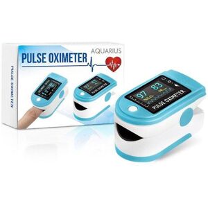 AQUARIUS Blue Finger Pulse Oximeter Version 2 - Oxygen Saturation Monitor with SpO2 Readings & Heart Rate Monitor, FDA Approved Blue AQUARIUS Blue Finger Pulse Oximeter Version 2 - Oxygen Saturation Monitor with SpO2 Readings & Heart Rate Monitor, FDA Approved Blue