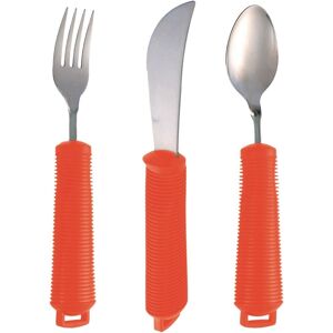 Aidapt Shine Bendable Cutlery Set 3 Piece Red Red Aidapt Shine Bendable Cutlery Set 3 Piece Red Red