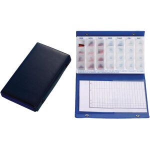 Aidapt Weekday Pill Dispenser W Case in Black Black Aidapt Weekday Pill Dispenser W Case in Black Black