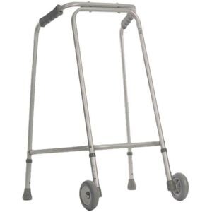Aidapt Lightweight Walking Frame With Wheels in Grey Grey Aidapt Lightweight Walking Frame With Wheels in Grey Grey