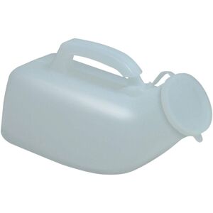 Aidapt Men's Male Urinal 1000ml 230x130x100mm in White White Aidapt Men's Male Urinal 1000ml 230x130x100mm in White White