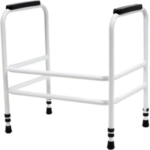 Aidapt Bariatric Ashford Toilet Frame in White White Aidapt Bariatric Ashford Toilet Frame in White White