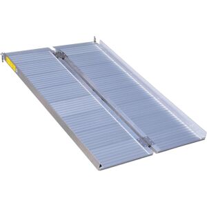 Aidapt Lightweight Suitcase Ramp 5Ft in Silver Silver Aidapt Lightweight Suitcase Ramp 5Ft in Silver Silver