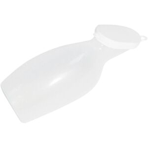 Aidapt Women's Female Portable Urinal With Lid in Clear Clear Aidapt Women's Female Portable Urinal With Lid in Clear Clear