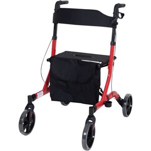 Aidapt Deluxe Rollator Red Red Aidapt Deluxe Rollator Red Red