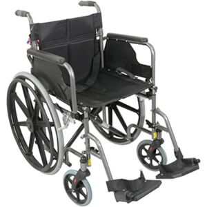 Loops Deluxe Self Propelled Steel Wheelchair - Semi-Foldable Design - Hammered Finish in Metallics Metallics Loops Deluxe Self Propelled Steel Wheelchair - Semi-Foldable Design - Hammered Finish in Metallics Metallics