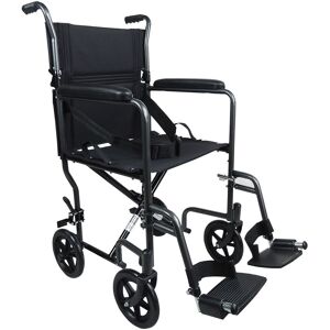 Loops Lightweight Steel Compact Attendant Propelled Transit Wheelchair - Hammered Grey in Metallics Metallics Loops Lightweight Steel Compact Attendant Propelled Transit Wheelchair - Hammered Grey in Metallics Metallics