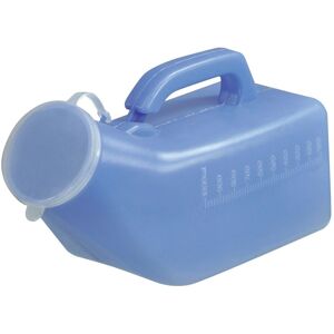 Loops Male Portable Urinal with Lid - Reusable - Easy to Clean - 1 Litre - Blue Multicolor Loops Male Portable Urinal with Lid - Reusable - Easy to Clean - 1 Litre - Blue Multicolor