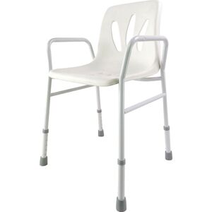 Loops Height Adjustable Bathroom Shower Chair 820mm to 920mm - Built in Drainage Holes Multicolor Loops Height Adjustable Bathroom Shower Chair 820mm to 920mm - Built in Drainage Holes Multicolor