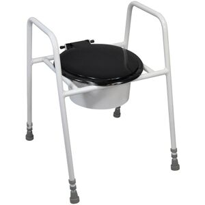 Loops Free Standing Raised Toilet Frame with Splash Guard Height Adjustable 520-640mm Multicolor Loops Free Standing Raised Toilet Frame with Splash Guard Height Adjustable 520-640mm Multicolor