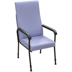 Loops Height Adjustable Ergonomic Lounge Chair - High Backed - Blue Upholstery Multicolor Loops Height Adjustable Ergonomic Lounge Chair - High Backed - Blue Upholstery Multicolor