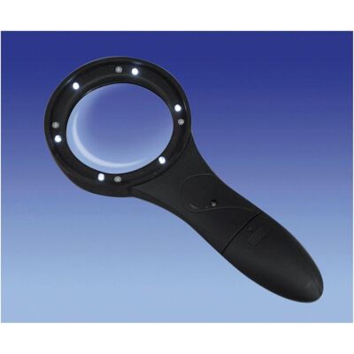 Aidapt Deluxe Comfort Grip Magnifier in Black Black Aidapt Deluxe Comfort Grip Magnifier in Black Black