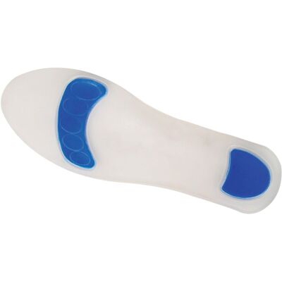 Aidapt Full Length TPE Gel Insoles Pair Small in Natural Natural Aidapt Full Length TPE Gel Insoles Pair Small in Natural Natural