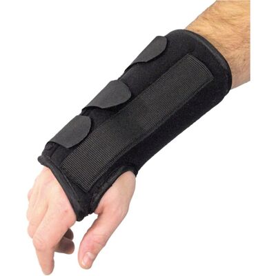 Aidapt Wrist Brace Right Hand Small in Black Black Aidapt Wrist Brace Right Hand Small in Black Black
