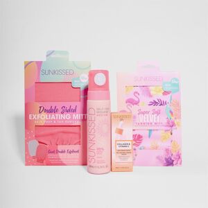 Sunkissed Medium Tan Set - Tan 200ml, Mitt, Serum 30ml Medium Sunkissed Medium Tan Set - Tan 200ml, Mitt, Serum 30ml Medium