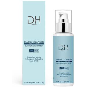 Dr H Women's Anti-Ageing Marine Collagen Sun Protection SPF 50 50ml for Firmness & Collagen Support in White White 50ml Dr H Women's Anti-Ageing Marine Collagen Sun Protection SPF 50 50ml for Firmness & Collagen Support in White White 50ml