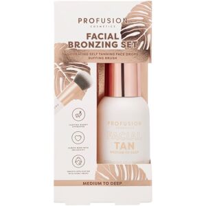 Profusion Cosmetics Facial Bronzing Set Medium / Deep in Tan Size: 30ml Tan 30ml Profusion Cosmetics Facial Bronzing Set Medium / Deep in Tan Size: 30ml Tan 30ml