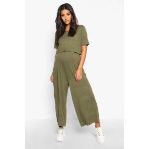 boohoo Maternity Nursing Culotte Jumpsuit