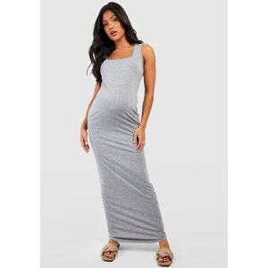 boohoo Maternity Square Neck Maxi Dress