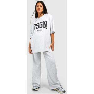 boohoo Maternity Dsgn T-shirt And Straight Leg Jogger Set