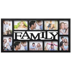 Arpan Photo Frame for Family Pictures Multi Aperture - Holds 10 X 6''X4'' Photos