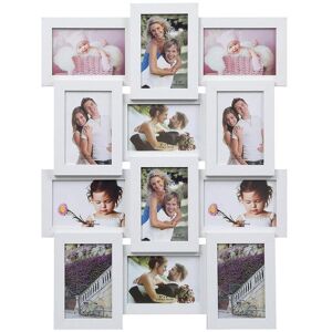 Arpan Multi Aperture Picture Wooden Photo Frame Holds 12 x 6x4 Inch Photo Frames, Collage Picture Wall-Mounted Frame