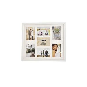 Arpan MDF Multi Aperture Photo Collage Frame for 7 Photos 3 x 6x 4 nd 4 x 4X 6Photos