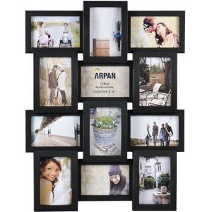 Arpan Multi Apperture Picture/Photo Frame, Holds 12 x 6''X4'' Photos