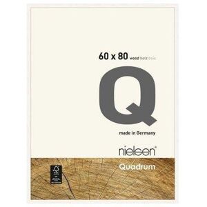 nielsen Quadrum 60 x 80cm Wooden Picture Frame With Protective Glass Front in White Size: 60 x 80 cm White 60 x 80 cm nielsen Quadrum 60 x 80cm Wooden Picture Frame With Protective Glass Front in White Size: 60 x 80 cm White 60 x 80 cm