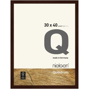 nielsen Quadrum 30 x 40cm Wooden Picture Frame With Protective Glass Front in Dark Brown Size: 30 x 40 cm Dark Brown 30 x 40 cm nielsen Quadrum 30 x 40cm Wooden Picture Frame With Protective Glass Front in Dark Brown Size: 30 x 40 cm Dark Brown 30 x 40 cm