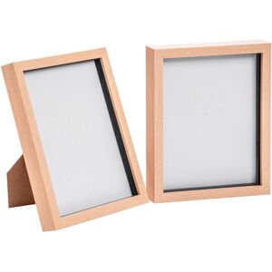 Nicola Spring 3D Box Photo Frames - 8 x 10" - Pack of 2 in Light Brown Light Brown Nicola Spring 3D Box Photo Frames - 8 x 10" - Pack of 2 in Light Brown Light Brown